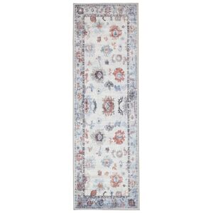 RugVista Sazza Oriental Tæppe - Blå / Multicolor 80x250