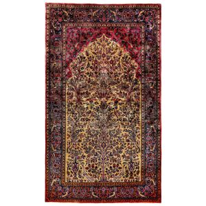 Håndknyttet. Oprindelse: Persia / Iran Keshan silke Tæppe 124x202
