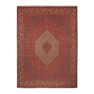 Håndknyttet. Oprindelse: Persia / Iran Bidjar med silke Tæppe 302x402