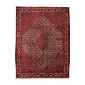 Håndknyttet. Oprindelse: Persia / Iran Bidjar med silke Tæppe 258x337