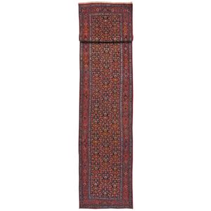 Håndknyttet. Oprindelse: Persia / Iran Bidjar med silke Tæppe 93x504
