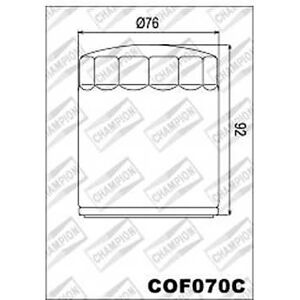 CHAMPION Oliefilter til HARLEY DAVIDSON