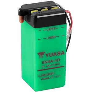 YUASA YUASA konventionelt YUASA-batteri uden syrepakke - 6N4A-4D Batteri uden syrepakke