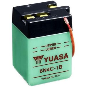 YUASA YUASA konventionelt YUASA-batteri uden syrepakke - 6N4C-1B Batteri uden syrepakke