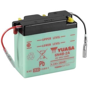 YUASA YUASA konventionelt YUASA-batteri uden syrepakke - 6N4B-2A Batteri uden syrepakke