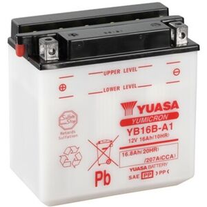 YUASA YUASA konventionelt YUASA-batteri uden syrepakke - YB16BA-1 Batteri uden syrepakke