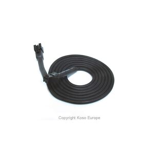 KOSO-kabel til temperatursensor 1 meter ( sort stik)