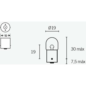 TECNIUM Pære R5 12V 5W - x10