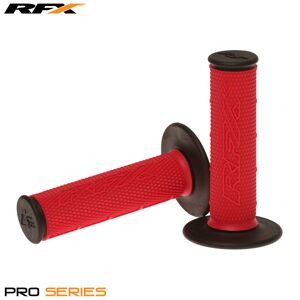 RFX Par to-komponent håndtag Pro Series sorte ender (rød / sort)
