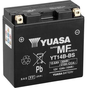 YUASA W/C batteri vedligeholdelsesfri fabriksaktiveret - YT14B FA Vedligeholdelsesfrit batteri