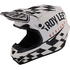 Troy Lee Designs SE4 Polyacrylite Race Shop MIPS Motocross hjelm