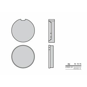 Brembo S.p.A. Vejbremseklodser kulstofkeramik - 07KS0124