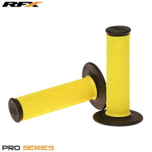 RFX Par to-komponent håndtag Pro Series sorte ender (gul/sort)