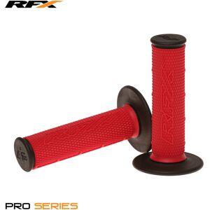 RFX Par to-komponent håndtag Pro Series sorte ender (rød / sort)