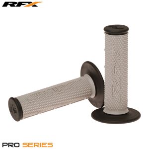 RFX Par to-komponent håndtag Pro Series sorte ender (grå / sort)