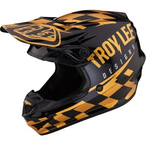 Troy Lee Designs SE4 Polyacrylite Race Shop MIPS Motocross hjelm