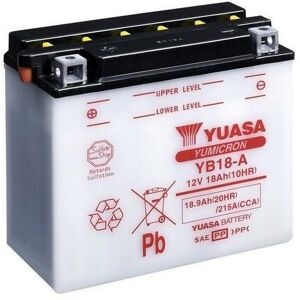 YUASA YUASA konventionelt YUASA-batteri uden syrepakke - YB18-A Batteri uden syrepakke