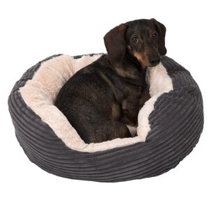 zooplus Exclusive Hundeseng Cozy Cord - L 81 x B 63 x H 18 cm