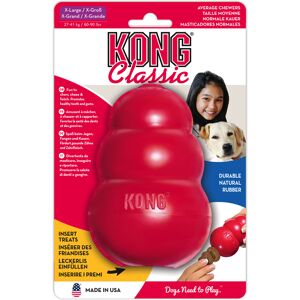 KONG Classic rød - XL (13 cm) - Hundelegetøj