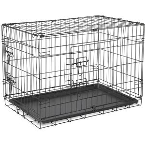 HAFENBANDE indendørs bur Twin Door 92,5x57,5x64cm Hund