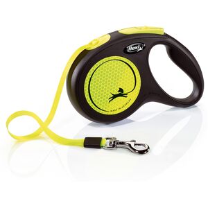 flexi New Neon Hundesnor, M: 5 m - op til 25 kg (bånd)