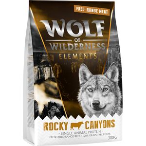 300g - Elements: Rocky Canyons Frilandsokse - Monoprotein Wolf of Wilderness hundefoder