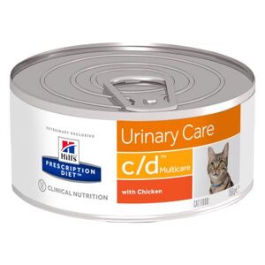 Hill's Prescription Diet 1,5 kg + 6x156 g Hill's c/d Multicare Urinary Tract Health Kattemad