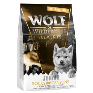300g - Elements: JUNIOR: Rocky Canyons Frilandsokse Wolf of Wilderness hundefoder