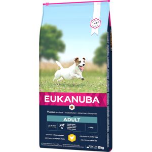 2x15kg Adult Small Breed Kylling Eukanuba hundefoder