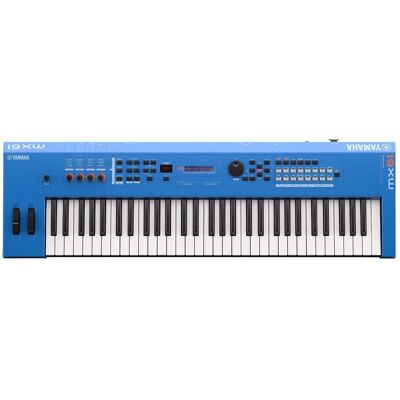 Yamaha Mx61 Ii Blue Music Synthesizer Yamaha Mx61 Ii Blue Music Synthesizer