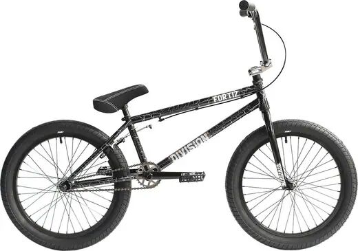 Division Freestyle BMX Cykel Division Fortiz 20" 2021 (Crackle Silver)