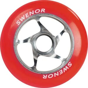 Swenor Skate 100 x 24mm PU Rulleski Forhjul (Rød)