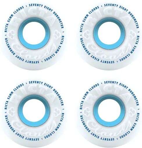 Ricta Skateboard Hjul Ricta Clouds 78A 4-Pak (52mm - Hvid) Ricta Skateboard Hjul Ricta Clouds 78A 4-Pak (52mm - Hvid)