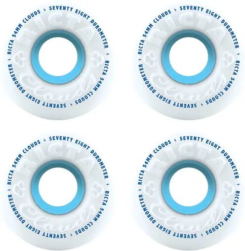 Ricta Skateboard Hjul Ricta Clouds 78A 4-Pak (54mm - Hvid) Ricta Skateboard Hjul Ricta Clouds 78A 4-Pak (54mm - Hvid)