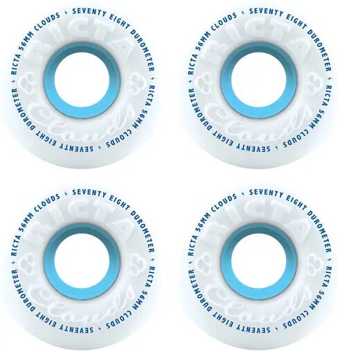 Ricta Skateboard Hjul Ricta Clouds 78A 4-Pak (56mm - Hvid) Ricta Skateboard Hjul Ricta Clouds 78A 4-Pak (56mm - Hvid)