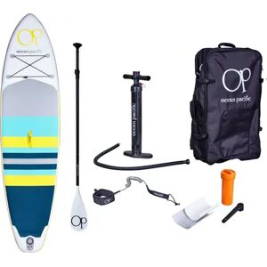 Ocean Pacific Malibu All Round 10'6 Oppustelig Paddle Board (Hvid/Grå/Gul)