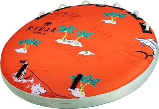 Radar Skis Radar Orion 3 Marshmallow Top 3 Person Boat Tube (Sea Foam Coral) Radar Skis Radar Orion 3 Marshmallow Top 3 Person Boat Tube (Sea Foam Coral)
