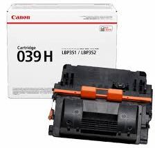 Canon CRG039H BK sort Lasertoner, Original Canon CRG039H BK sort Lasertoner, Original