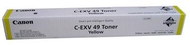 Canon C-EXV 49 Y 8527B002 gul toner original 19000 sider Canon C-EXV 49 Y 8527B002 gul toner original 19000 sider