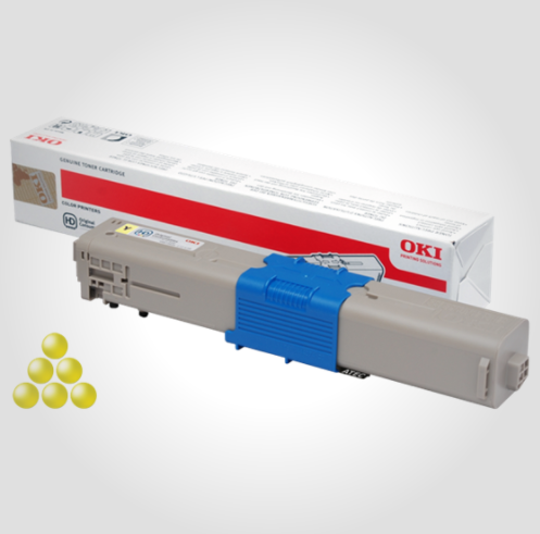 Oki C 332/MC 363 Y lasertoner - 46508709 Original - Gul 3000 sider Oki C 332/MC 363 Y lasertoner - 46508709 Original - Gul 3000 sider