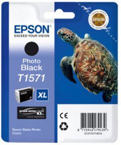 Epson 1571 PBK - C13T15714010 Original - Foto Sort 25,95 ml Epson 1571 PBK - C13T15714010 Original - Foto Sort 25,95 ml