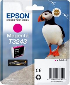 Epson T3243 M - C13T32434010 Original - Magenta 14 ml Epson T3243 M - C13T32434010 Original - Magenta 14 ml