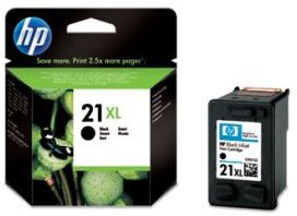 HP 21 XL BK (C9351CE) sort blækpatron, Original HP 21 XL BK (C9351CE) sort blækpatron, Original