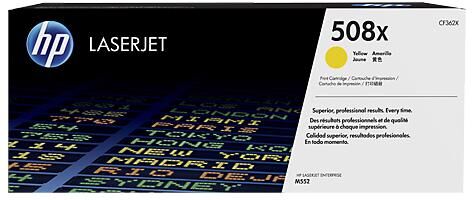 HP CF362X Y (HP 508X) Gul Lasertoner, Original 9500 sider HP CF362X Y (HP 508X) Gul Lasertoner, Original 9500 sider