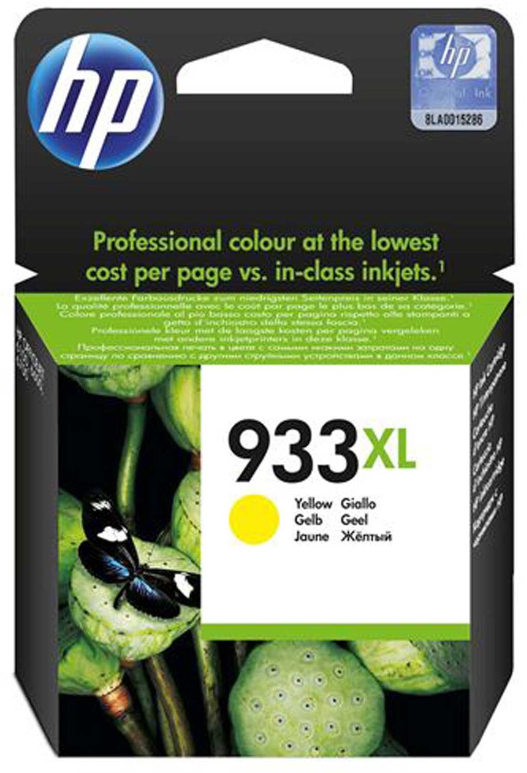 HP 933 XL Y - CN056AE Original - Gul 16,5 ml HP 933 XL Y - CN056AE Original - Gul 16,5 ml
