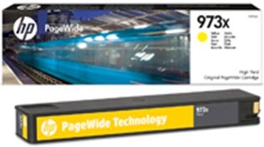 HP 973X Y - F6T83AE Original - Gul 7000 sider HP 973X Y - F6T83AE Original - Gul 7000 sider