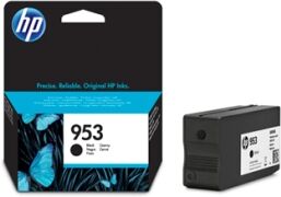 HP 953 BK (L0S58AE) sort blækpatron, Original 1000 sider (23,95 ml) HP 953 BK (L0S58AE) sort blækpatron, Original 1000 sider (23,95 ml)
