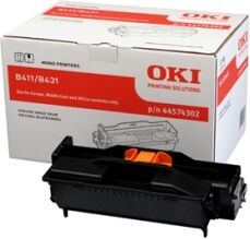 Oki B411/B431 BK (44574302) Tromle, sort Original 25000 print Oki B411/B431 BK (44574302) Tromle, sort Original 25000 print