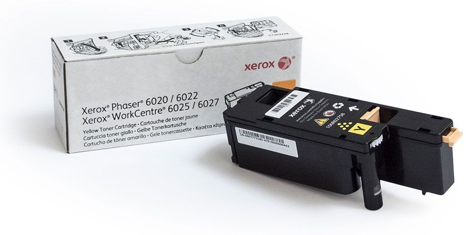 Xerox Phaser 6020 WorkCentre 6025 Y Toner - 106R02758 Original - Gul 1000 sider Xerox Phaser 6020 WorkCentre 6025 Y Toner - 106R02758 Original - Gul 1000 sider