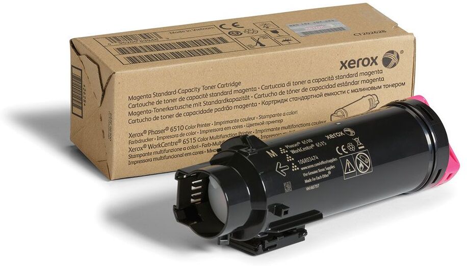 Xerox Phaser 6510 M Toner - 106R03478 Original - Magenta 2400 sider Xerox Phaser 6510 M Toner - 106R03478 Original - Magenta 2400 sider